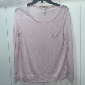 Victorias Secret Long sleeve bombshell jersey shirt pink Size XS